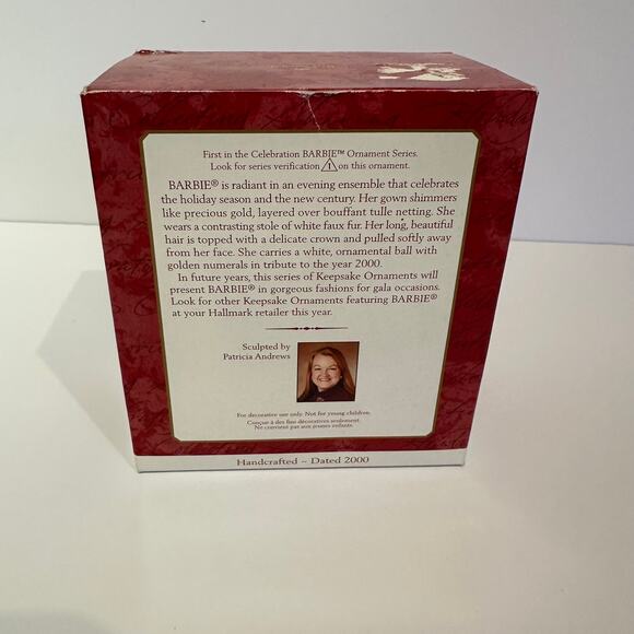 Celebration Barbie Ornament Special 2000 edition Collector Vintage Y2K - Picture 9 of 10